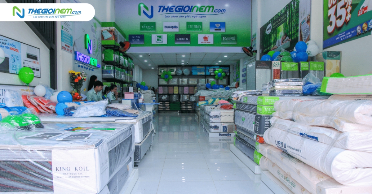 Địa chỉ cửa hàng bán nệm cao su Liên Á tại quận Tân Phú - Thegioinem.com