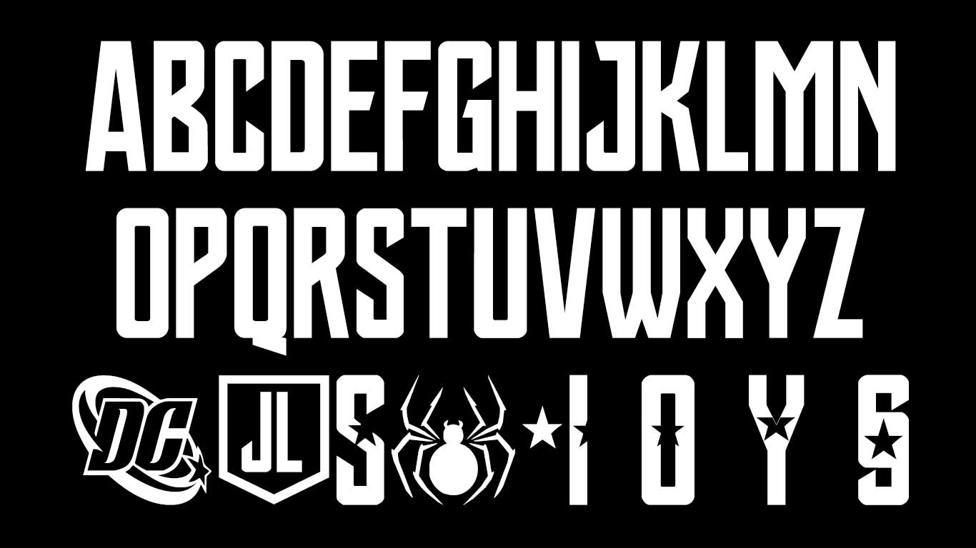 Justice League font 