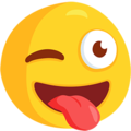 Winking Face with Tongue on Messenger 1.0