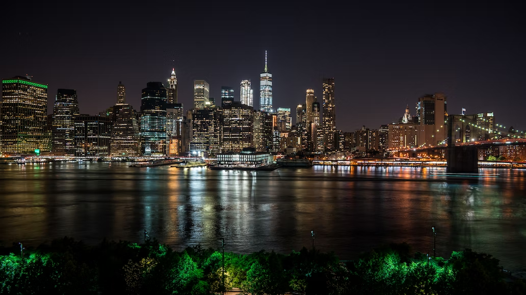 The iconic NYC skyline