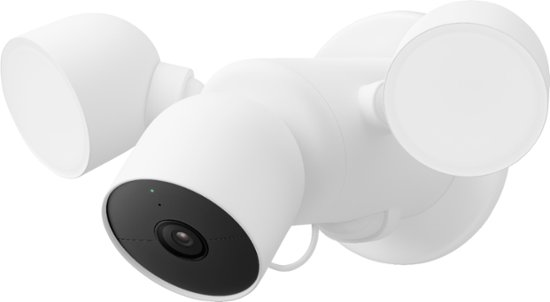 투광 조명이있는 Google Nest Cam