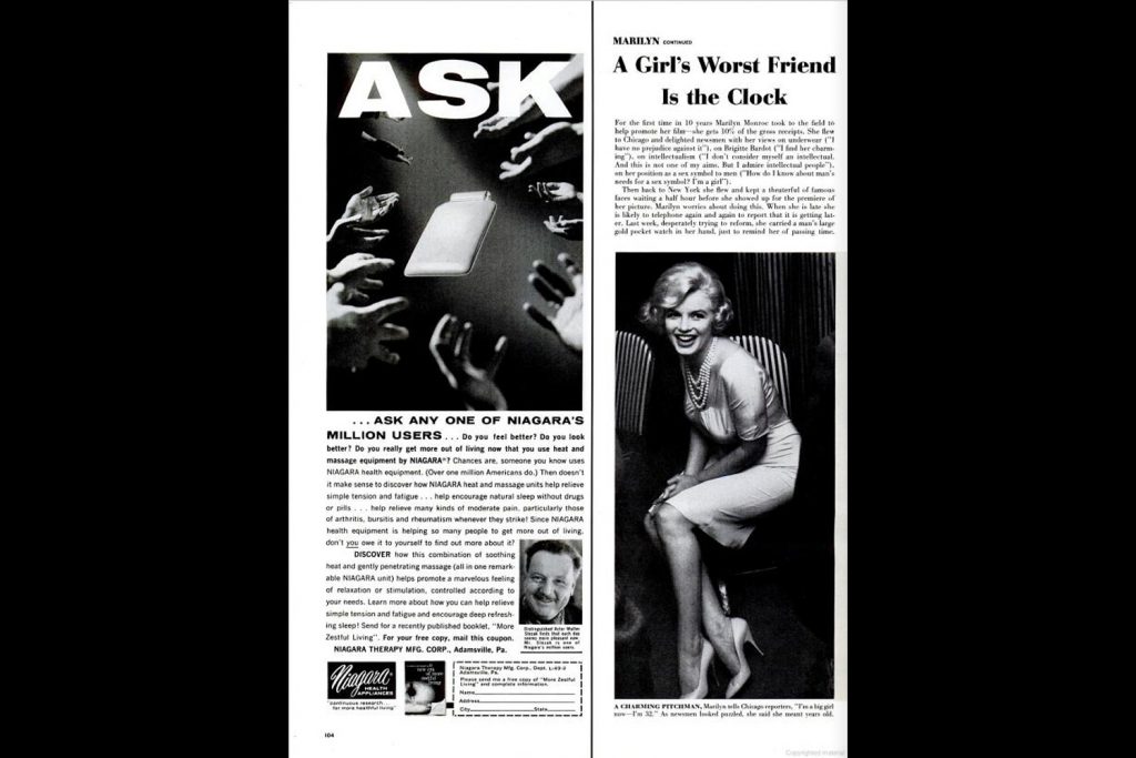 Page spreads from the April 20, 1959, issue of LIFE Magazine.
