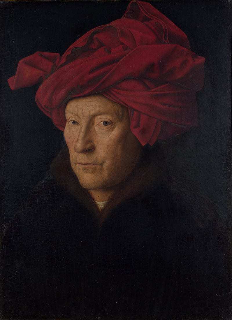 Man in a Turban, jan van Eyck, 1433