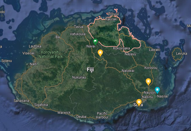 Fiji Map
