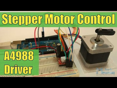 How to Control Stepper Motor with A4988 Driver & Arduino? – Matha