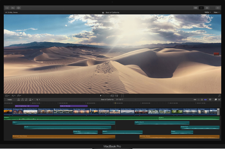 Apple Final Cut Pro X: Magnetic Timeline