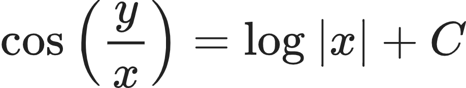 {"font":{"family":"Arial","size":10,"color":"#222222"},"code":"\\begin{align*}\n{\\cos\\left(\\frac{y}{x}\\right)}&={\\log_{}\\left|x\\right|+C}\t\n\\end{align*}","id":"16-1-0-0-0-1-0-1-0-0-0-1-0-1-0-0-1-0-1-0-0-1-1-1-0-1-0","type":"align*","ts":1604305843889,"cs":"TNw9P+aFugN5V6h+RUqIKw==","size":{"width":152,"height":28}}