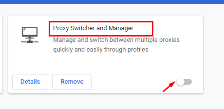 proxy toggle