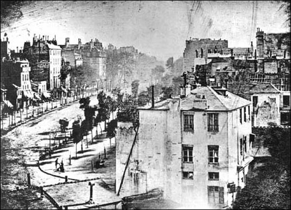 Louis Daguerre, Boulevard du Temple, Paris, 3rd arrondissement, 1838, private collection.