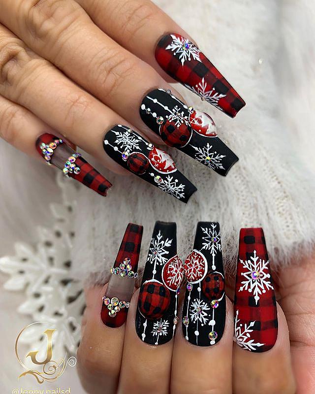 Christmas Winter Nail Design