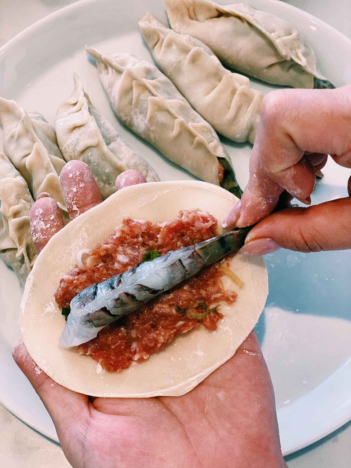 how to wrap shrimp dumplings 