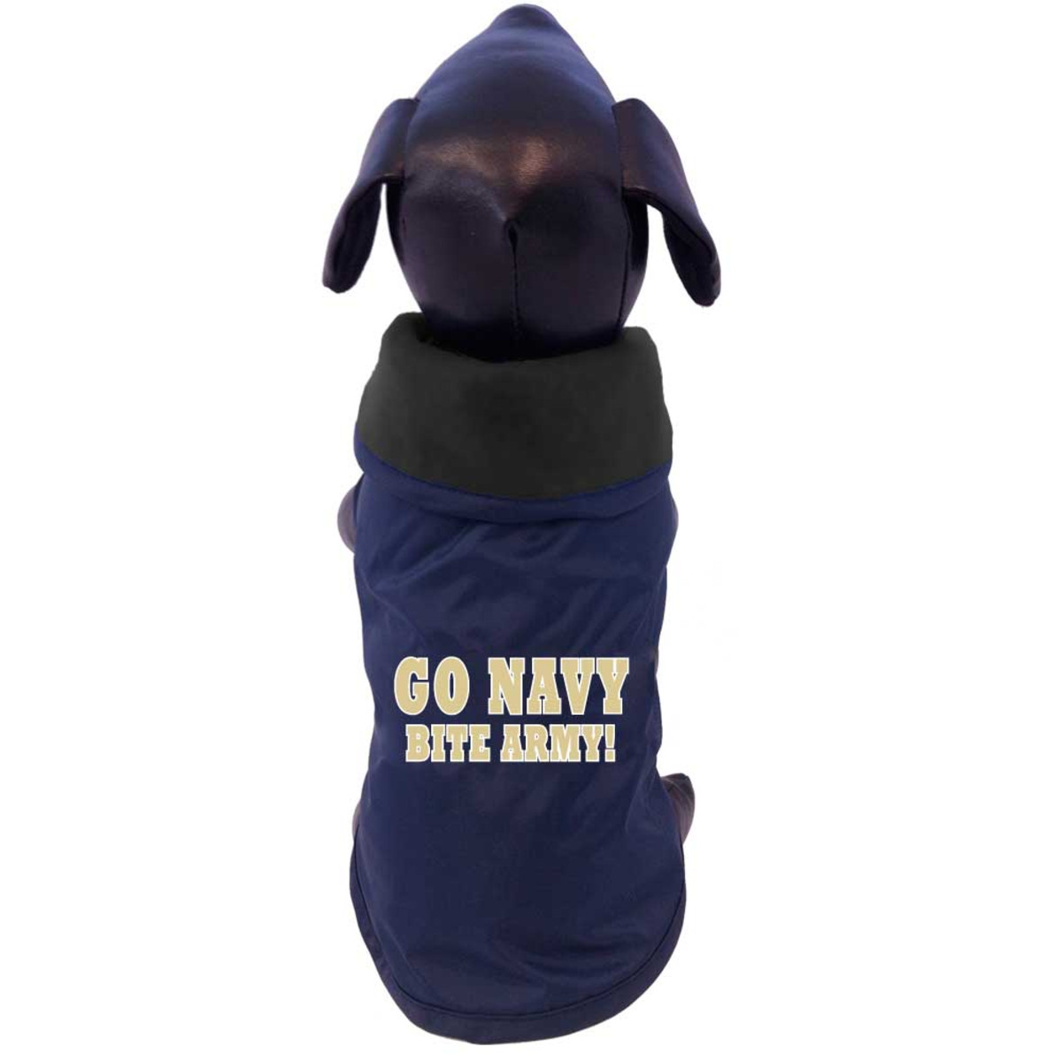 navy dog coat