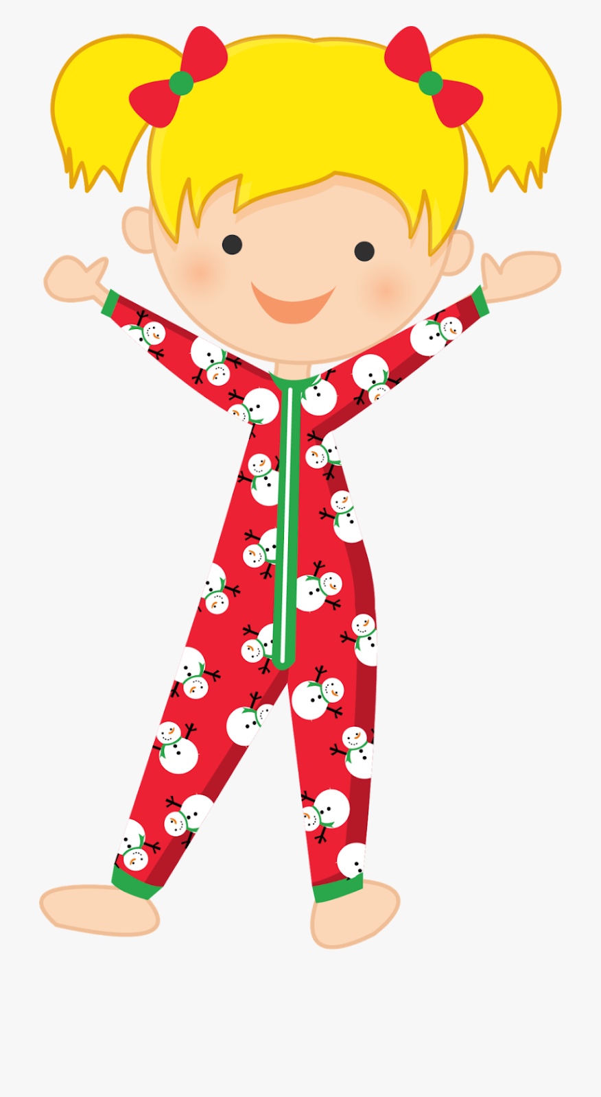 Christmas Pajamas Clipart - Pajama Party Clip Art , Transparent 