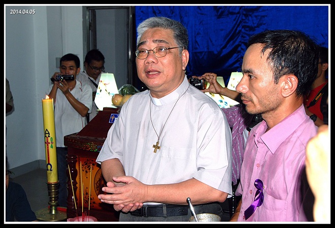 Cha Vinh Sơn Phạm Trung Thành, Bề trên giám tỉnh DCCT VN đang phân ưu cùng gia quyến và cầu nguyện cho thầy Định.