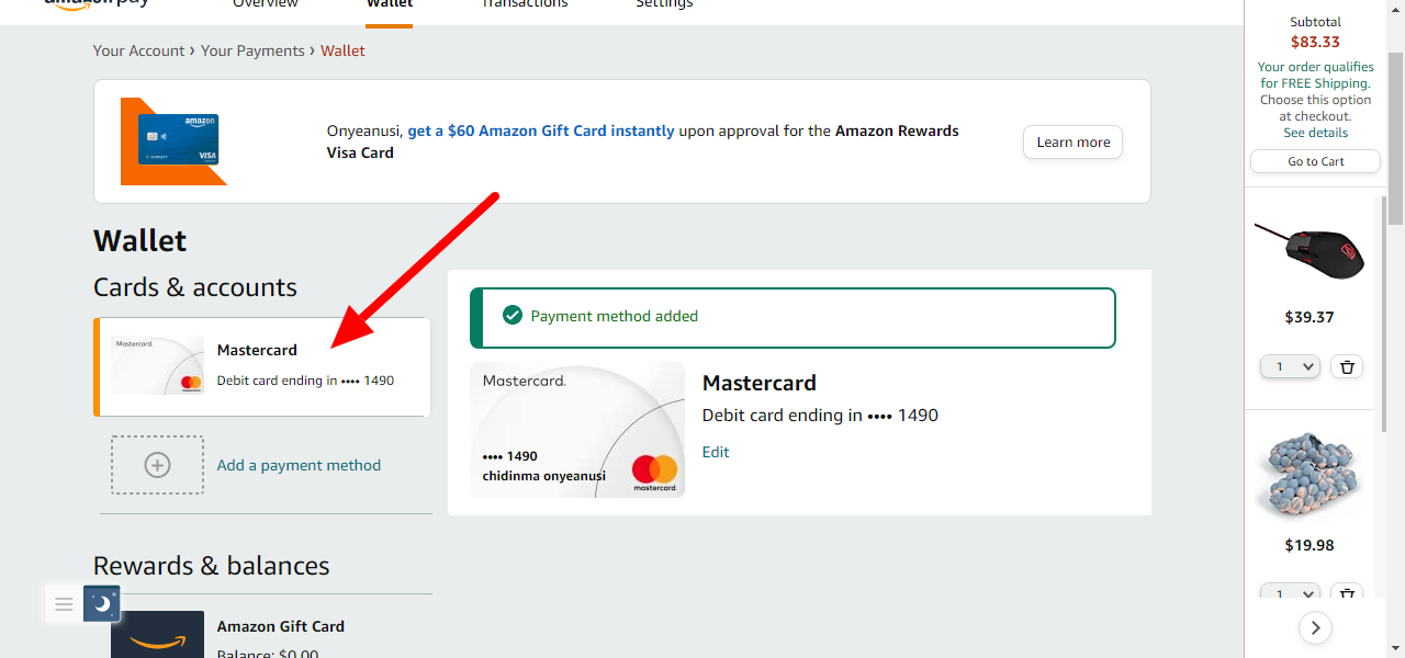 How to change your billing address on the Amazon website: image 3