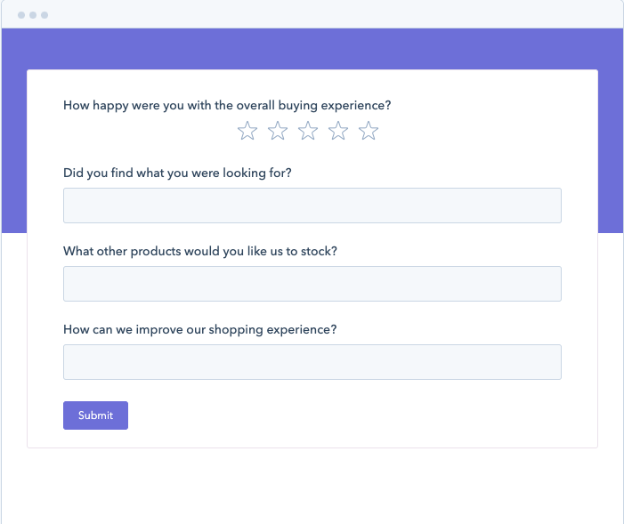 Custom HubSpot Surveys