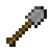 How to create a stone shovel in Minecraft