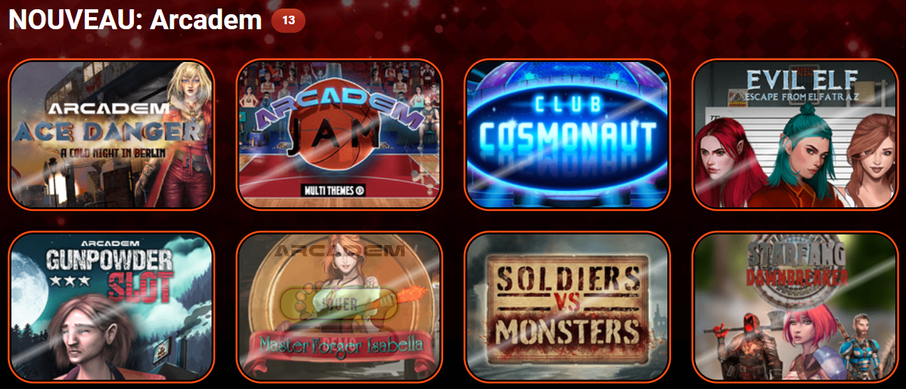 Arcadem PlayZax Casino