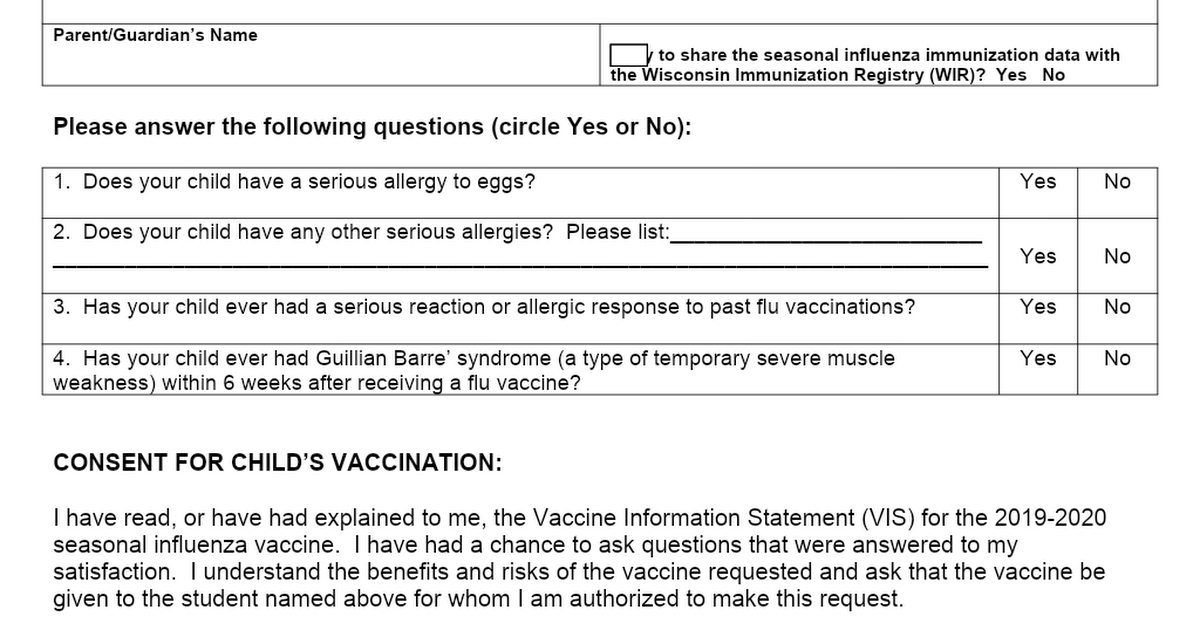 20192020 Student Seasonal Influenza Vaccine Consent Form (1).doc