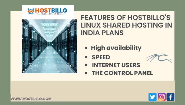 Features of Hostbillo's Linux Shared Hosting in India Plans