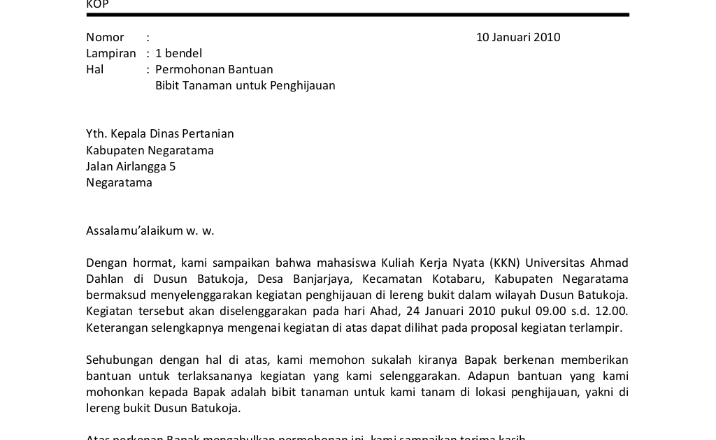 Contoh Surat Permohonan Pas Pelajar