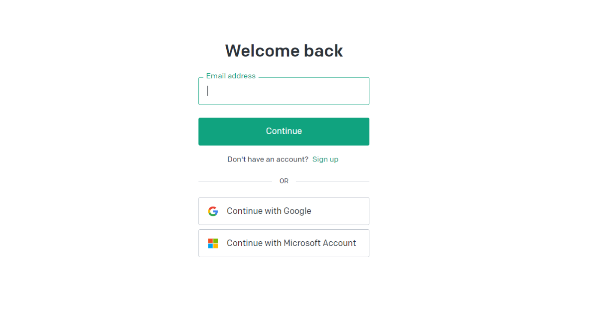 chatgpt Login page | Enter your account details to login
