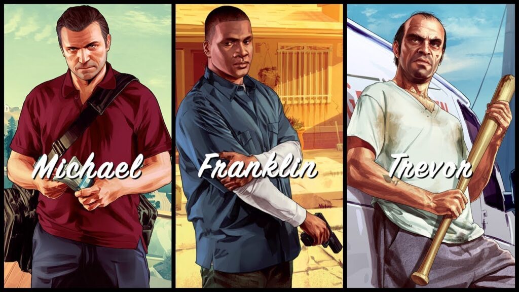  characters from GTA 5 PC
