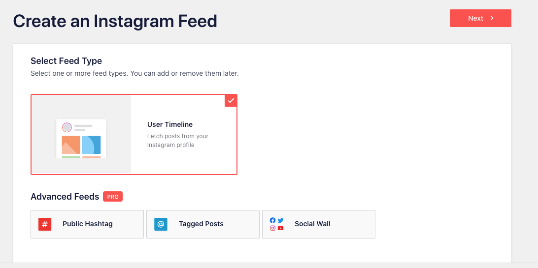 Choosing Instagram User Timeline for Divi