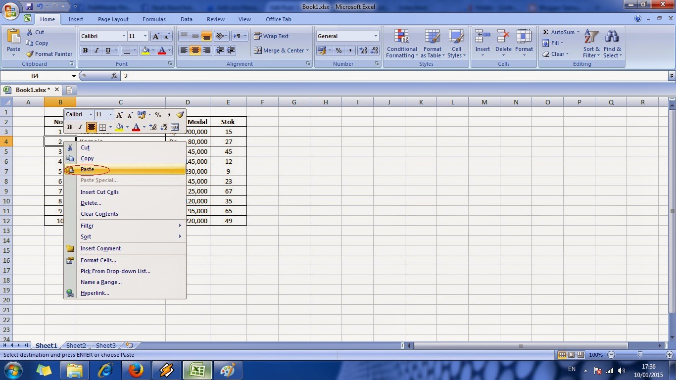 tutorial, cara, cepat, belajar, microsoft, excel