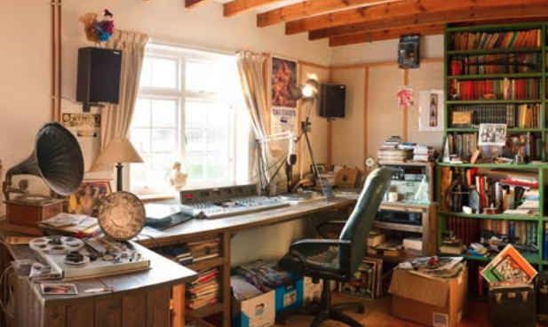 John Peel’s music office at Peel Acres