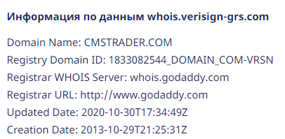 Обзор брокера CMS Trader: условия сотрудничества и отзывы вкладчиков