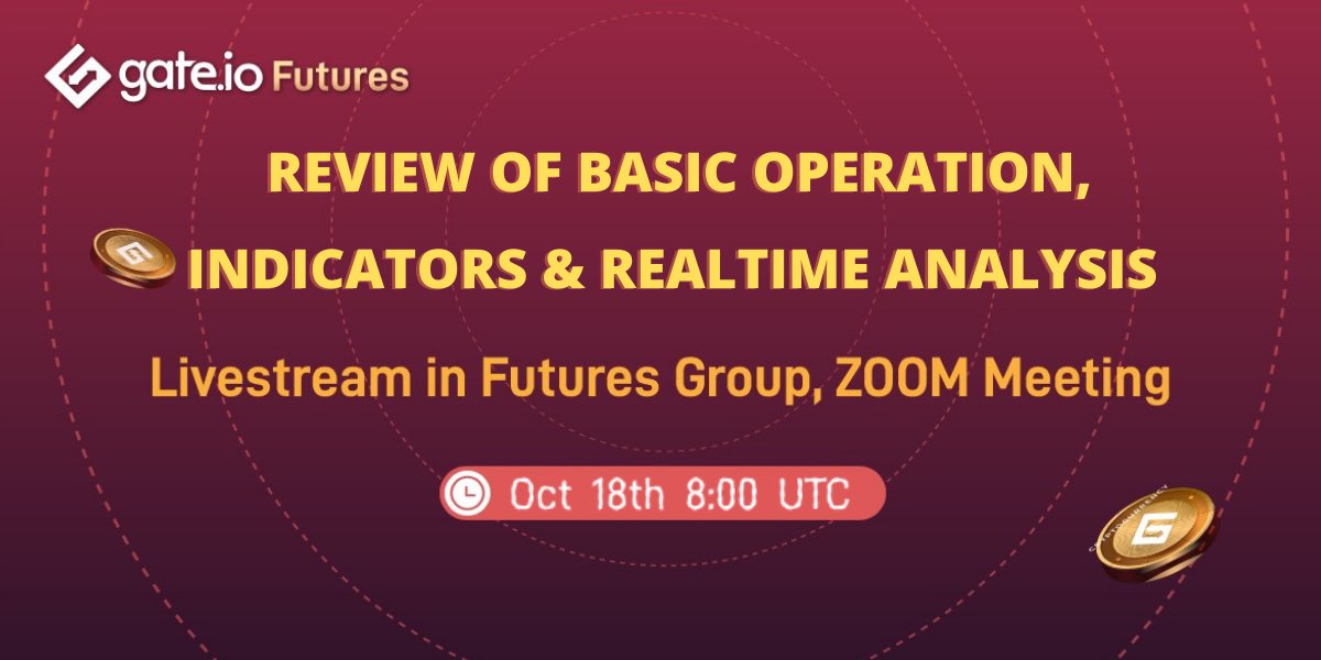 Gate.io AMA -  Livestream,  Review Basic Operation and Fibonacci Retracement and Extension | Oct.18th