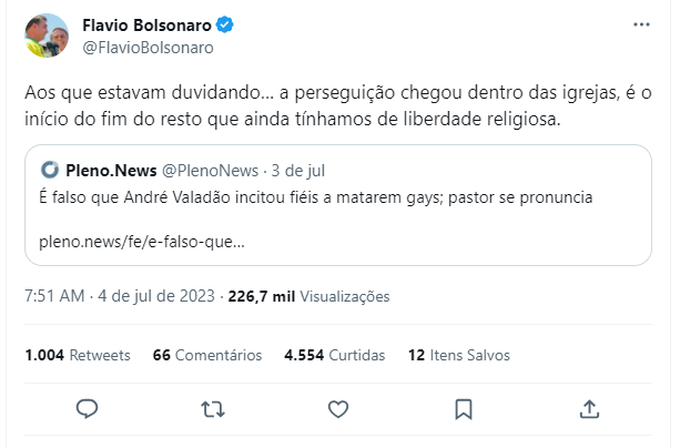 Pastor André Valadão condena comunidade LGBTQIAP+: Deus odeia o orgulho