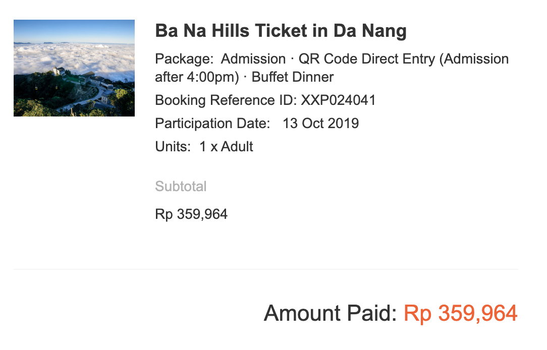 Tiket Masuk Ba Na Hills di Aplikasi Klook