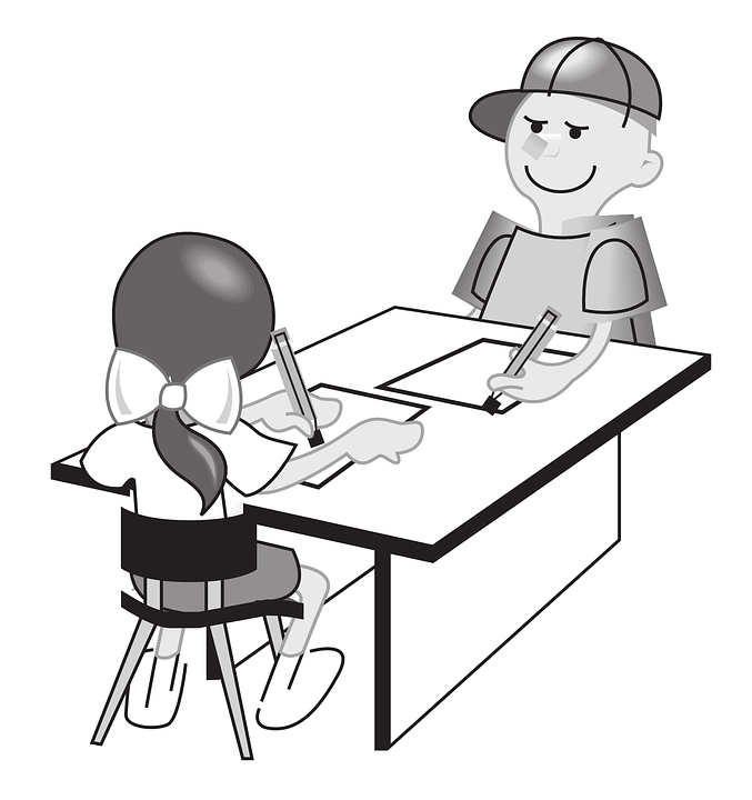 Free vector graphic: Students, Learning, Table, Sitting - Free ...
