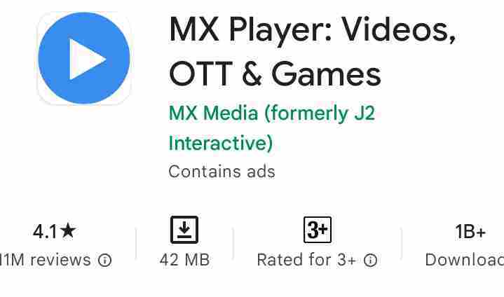 MX Player : Video, OTT & Games