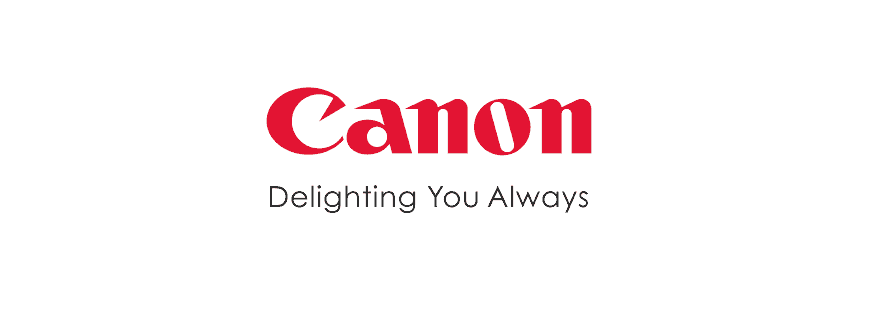 sloganlı canon logosu