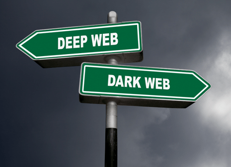 dark web vs. deep web