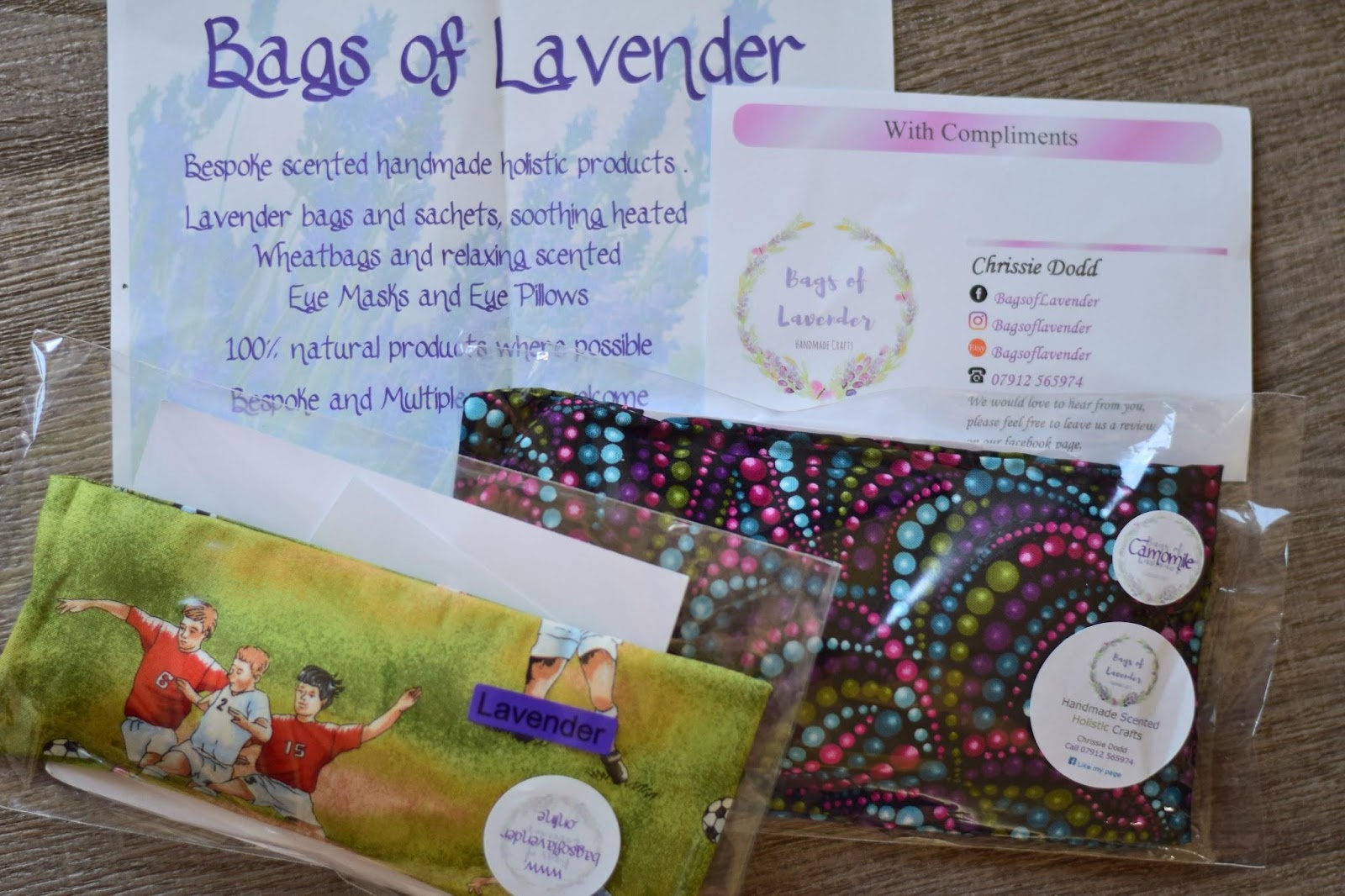 lavender eye bags
