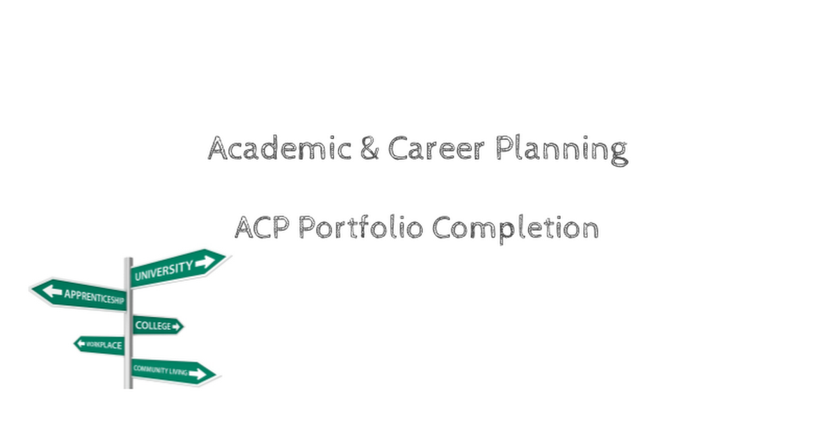 ACP Portfolio Completion