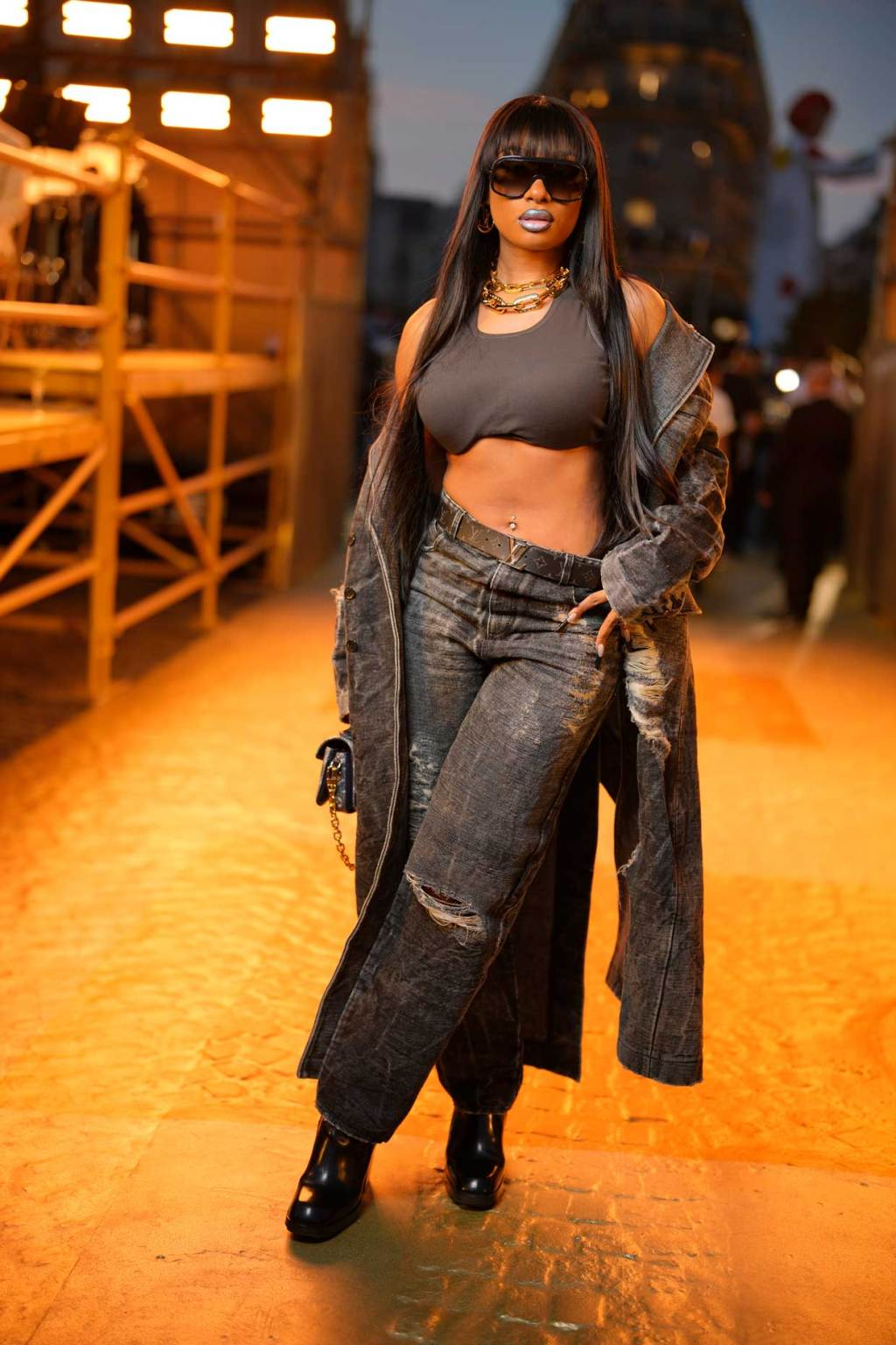 Paris Fashion Week Menswear Spring/Summer 2024: Megan Thee Stallion shows off  her chic vibes with this jean