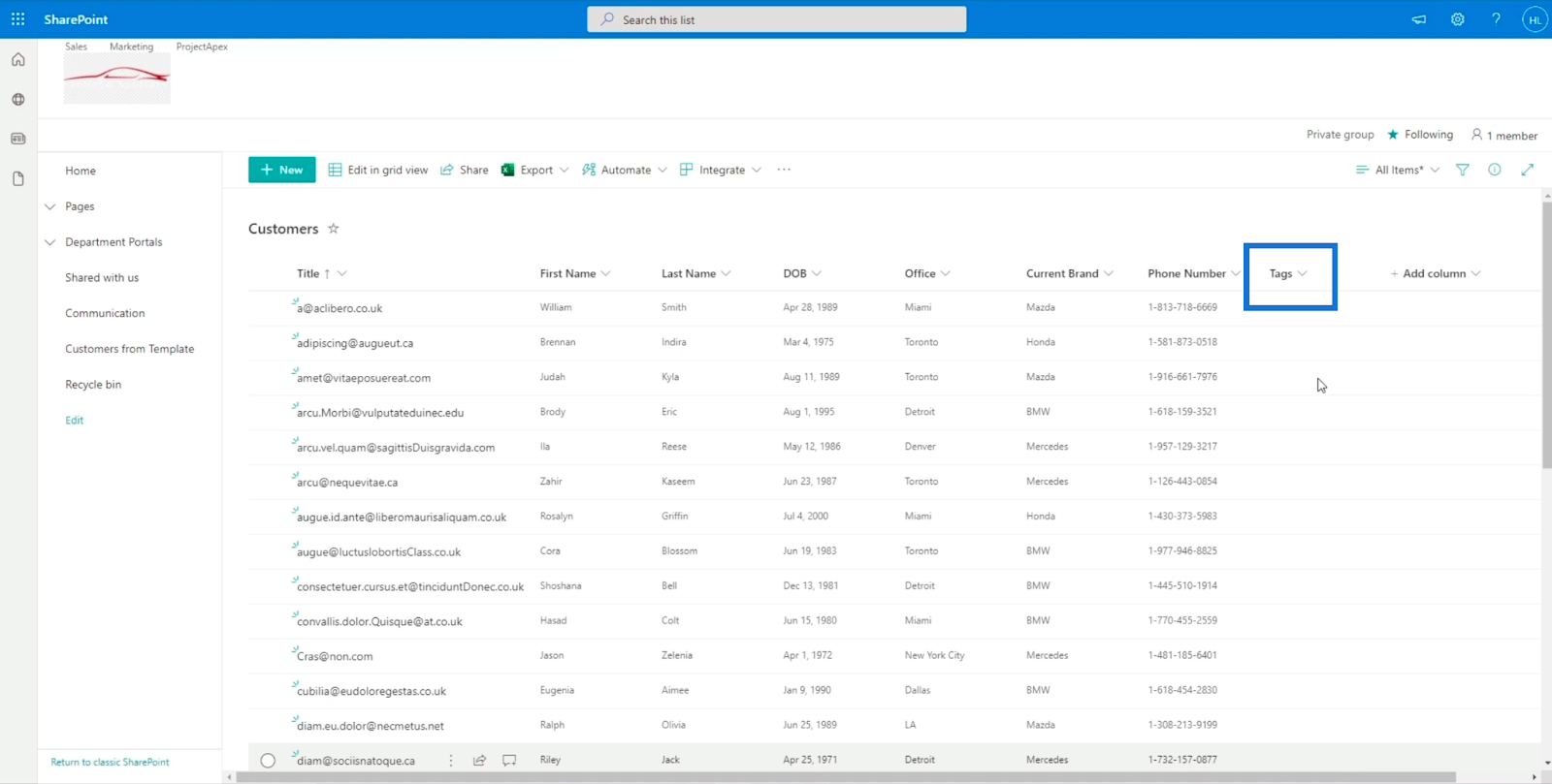 sharepoint choice field