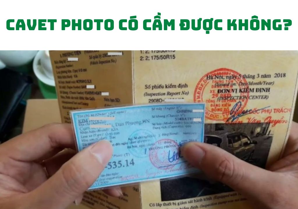 Cavet photo có cầm được không? 