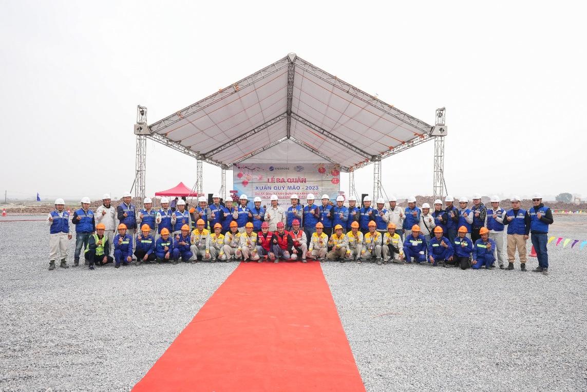 THE OPENING CEREMONY OF SPRING 2023 AT THE CLEAN INDUSTRIAL PARK PROJECT IN HUNG YEN PROVINCE