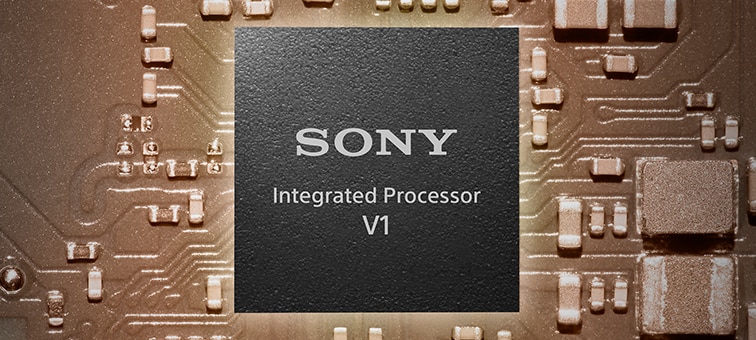 Image of Integrated Processor V1 on a circuit board background