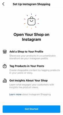Cara mengirimkan akun toko Instagram Anda untuk ditinjau langkah 2