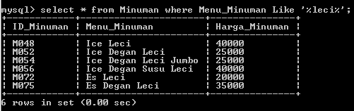 C:\Users\Aras\Documents\Tugas semester 1\Basis data\Tugas besar\7 Like, Order by, Grup By, Asc, Des\Like\Minuman\Like 14.PNG