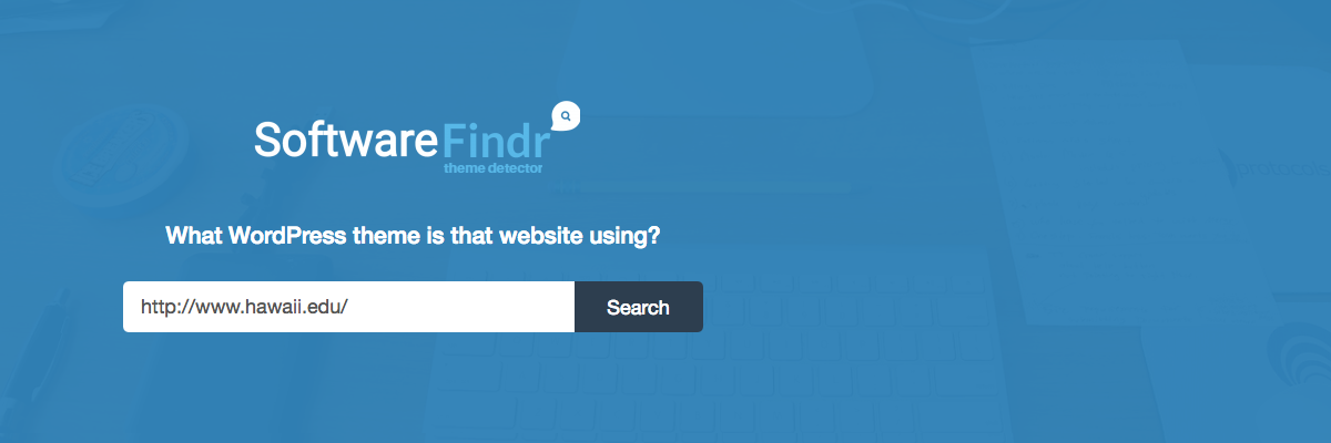 Software Findr Theme Detector