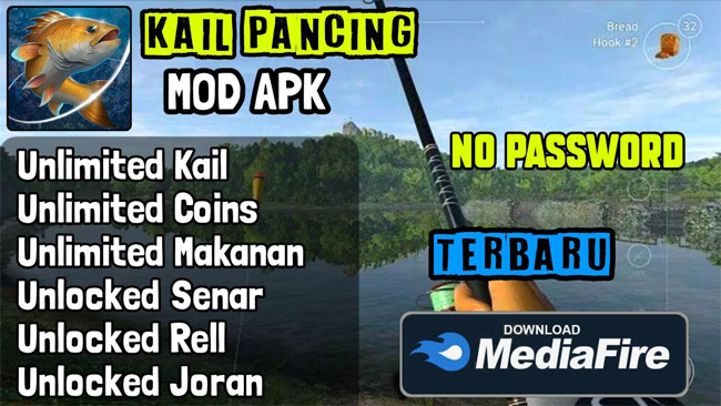 Download Kail Pancing Mod Apk Unlimited Money Terbaru 2022
