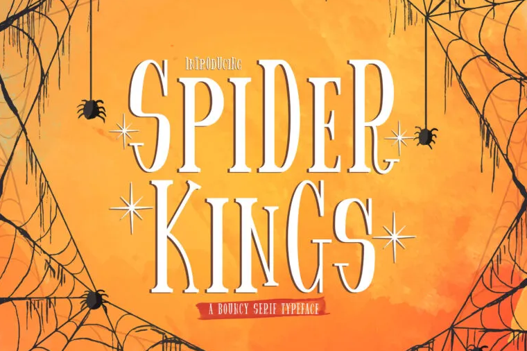 spider kings font